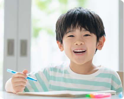 小学生向け個別指導コースの授業風景